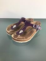 Gratis Verzenden | Birkenstock Gizeh paarse slippers 38, Kleding | Dames, Schoenen, Slippers, Overige kleuren, Verzenden, Zo goed als nieuw