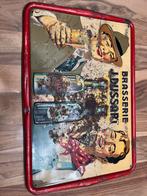 Ancienne tôle brasserie J dussart gilly, Collections, Enlèvement ou Envoi, Utilisé, Panneau, Plaque ou Plaquette publicitaire