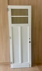 Jaren 30 paneeldeur met glas, Doe-het-zelf en Bouw, Ophalen, Gebruikt, Glas
