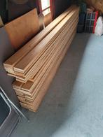 60 planken, Doe-het-zelf en Bouw, Hout en Planken, Gebruikt, Minder dan 25 mm, Overige typen, Ophalen of Verzenden