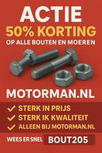 Nu 50% extra korting op al onze bouten & moeren, Motoren, Duitsland, https://www.motorman.nl/zoek-uw-product/diversen-accessoires-1/bouten-moeren-spijkers