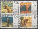 VATICAN 1977 - François d'Assise - Yvert 628-631, Enlèvement ou Envoi, Affranchi