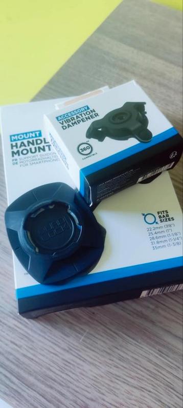 Quad lock handlebar mount Pro Nieuw  demper+ adapter  beschikbaar voor biedingen