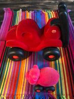 Rode schuimwagen van 21 cm + gratis varkenswagen