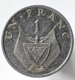 Monnaie Rwanda : 1 franc 1974, Enlèvement ou Envoi, Autres pays, Monnaie en vrac