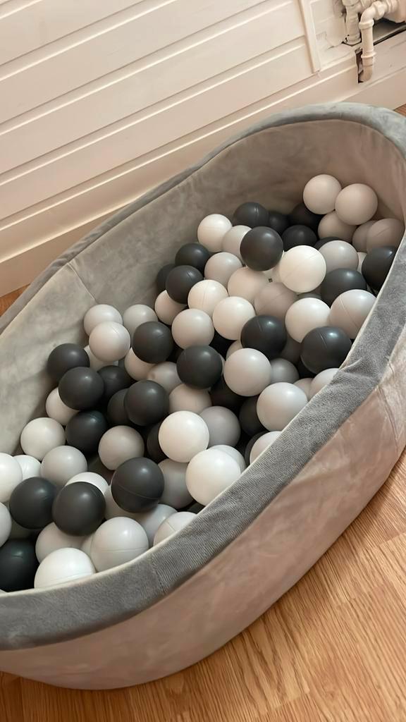 Bo Jungle - grijs ballenbad vraagprijs €35, Kinderen en Baby's, Kinderspulletjes, Gebruikt, Ophalen