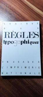 Lexique des règles typographiques, Livres, Informatique & Ordinateur, Comme neuf, Autres sujets/thèmes, Enlèvement