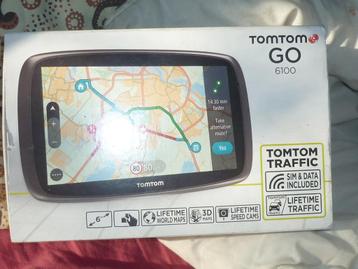 Tomtom GO 6100 - GPS Auto - Carte Monde, Trafic, Zones de Da disponible aux enchères