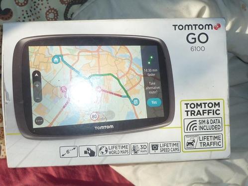 Tomtom GO 6100 - GPS voor auto's - Wereldkaart, verkeer, ver, Auto diversen, Auto-accessoires, Nieuw, Ophalen of Verzenden