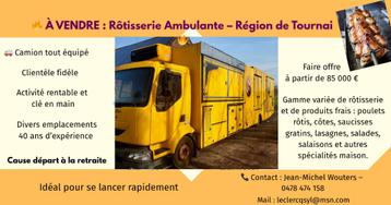 Camion rôtisserie à vendre, Enlèvement