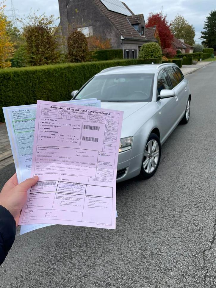 Audi A6 - 2.0TDi - MET KEURING-PERFECTE STAAT-BLANKO GEKEURD, Auto's, Audi, Particulier, A6, Diesel, Euro 4, Break, 5 deurs, Handgeschakeld