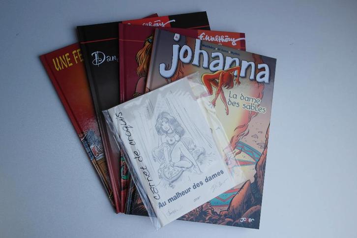 UNE FEMME DANS LA PEAU 1 à 4 + croquis (EO ttbe) de WALTHERY, Boeken, Stripverhalen, Gelezen, Complete serie of reeks, Ophalen of Verzenden