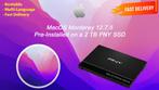 macOS Monterey 12.7.5 SSD PNY Pré-Installé 2 To OSX OS X, MacOS, Envoi, Neuf