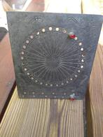 Messing eeuwig durende bureau kalender, Antiek en Kunst, Ophalen of Verzenden