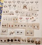 Boucles d'oreille plaqué or / argent sans pierre NEUVES, Handtassen en Accessoires, Nieuw, Overige materialen, Ophalen of Verzenden