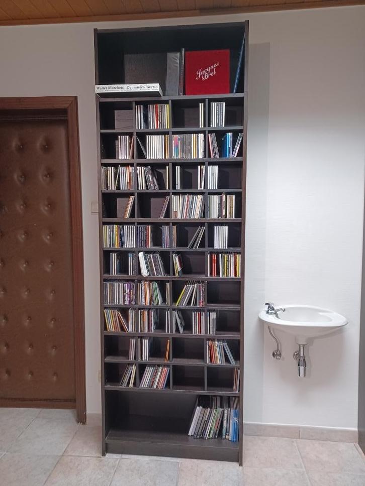 IKEA CD inzet Billy kast (zwartbruin), Huis en Inrichting, Kasten | Boekenkasten, Gebruikt, 50 tot 100 cm, Ophalen