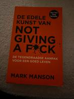 De edele kunst van not giving a fuck Mark Manson, Boeken, Ophalen, Gelezen