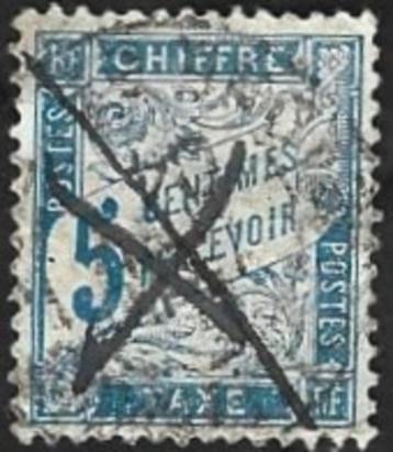 1 Postzegel Frankrijk 1893 Cijfer (type Duval) beschikbaar voor biedingen