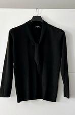 Kingfield zwarte pull met colsjaal, Kleding | Dames, Zwart, Maat 42/44 (L), Ophalen of Verzenden, Zo goed als nieuw