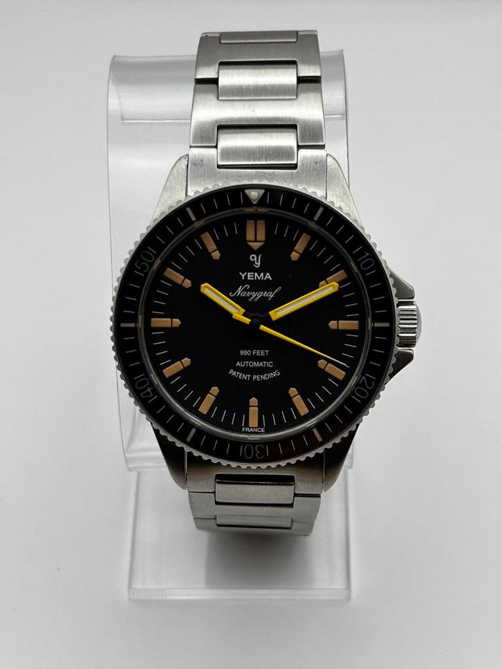 Yema Navygraf Heritage YNAV2019AMS - 39 mm, Handtassen en Accessoires, Overige Accessoires, Ophalen of Verzenden