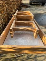 Zoldertrap uitschuifbaar- hout, Ophalen, Gebruikt, Ladder, Opvouwbaar of Inschuifbaar