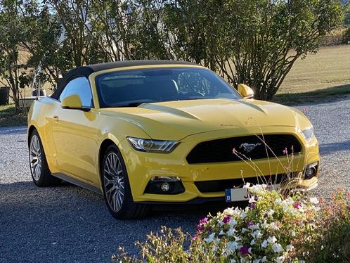 Mustang Ecoboost 2017 Cabriolet triple jaune, Autos, Ford, Particulier, Mustang, ABS, Caméra de recul, Airbags, Air conditionné