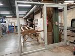 Houten Schuifraam, Doe-het-zelf en Bouw, Glas en Ramen, Ophalen, Gevelraam of Ruit, Nieuw, 160 cm of meer