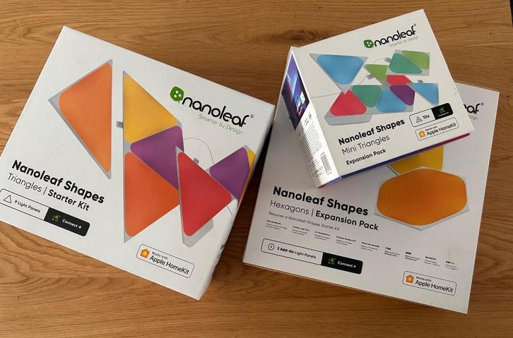 Nanoleaf Smart Lights, Huis en Inrichting, Lampen | Wandlampen, Nieuw, Kunststof, Ophalen