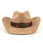 Western Cowboyhoed Bull 'S Head Lederen Band Suède (Nieuw), Vêtements | Femmes, Chapeaux & Casquettes, Chapeau, Enlèvement ou Envoi