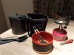 Kleine kookset voor trekking, Caravans en Kamperen, Kampeeraccessoires, Ophalen, Zo goed als nieuw