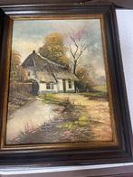 Handgeschilderd schilderij van B Vrijn, Ophalen of Verzenden