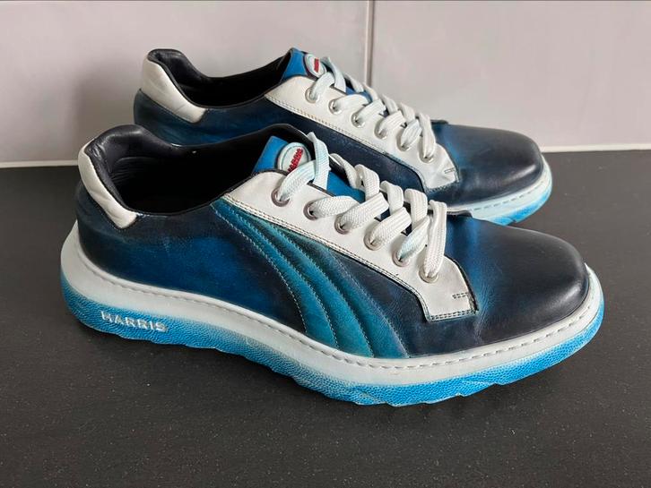 Harris sneakers maat 7.5 / 41.5 weinig gedragen, Kleding | Heren, Schoenen, Sneakers, Blauw, Ophalen of Verzenden
