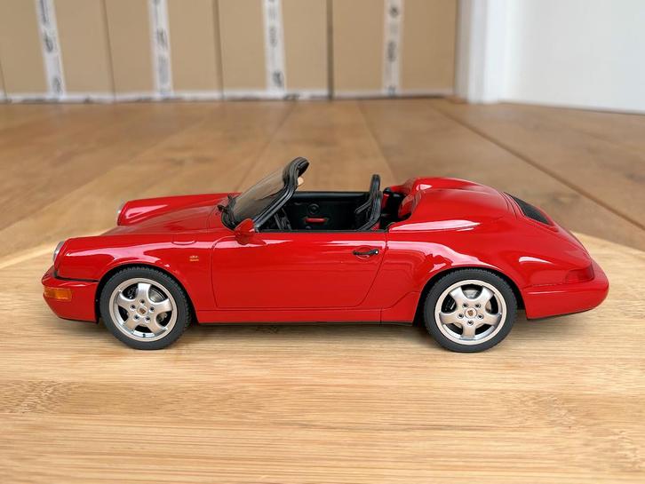 Porsche 911 964 Speedster red 1:18 GT Spirit limit 911 stuks, Hobby en Vrije tijd, Modelauto's | 1:18, Nieuw, Auto, Overige merken