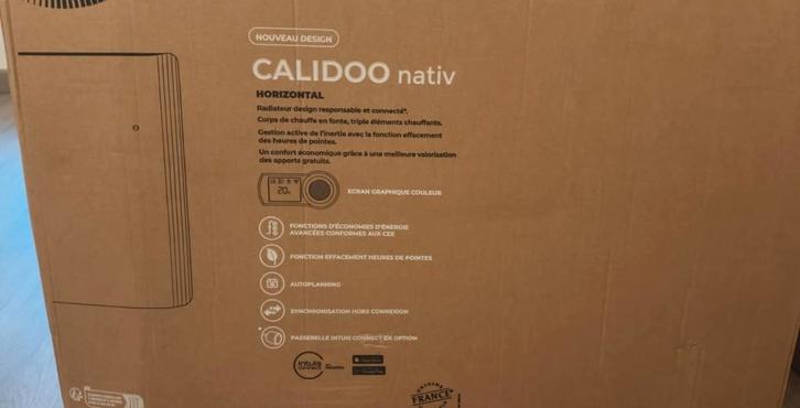 [NEUF] Chauffage INTUIS CALIDOO NATIVE - Cause double emploi, Bricolage & Construction, Chauffage & Radiateurs, Neuf, Radiateur