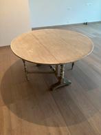 Table ronde ancienne pour 6 personnes avec vitrine en option, Antiquités & Art, Enlèvement