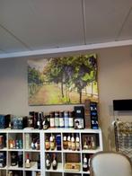 FOTO OP DOEK - WIJNGAARD, Huis en Inrichting, Ophalen, Gebruikt, Oorspronkelijke maker, 125 cm of meer