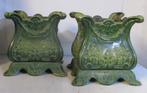 vases de jardin en fonte émaillée vert antique Godin, Antiquités & Art, Enlèvement