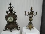 horloge et  2 chandeliers 1900, Antiquités & Art, Curiosités & Brocante, Enlèvement