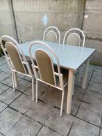 Tafel met 4 stoelen, Huis en Inrichting, Stoelen, Ophalen