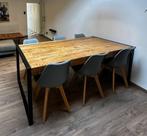 Tafel mangohout 2m x 1m, Huis en Inrichting, Ophalen, Gebruikt, 100 tot 150 cm, 200 cm of meer