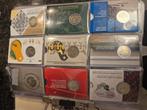 2 kaften met ongeveer 240 verschillende coincards te koop, Postzegels en Munten, Ophalen of Verzenden, Luxemburg