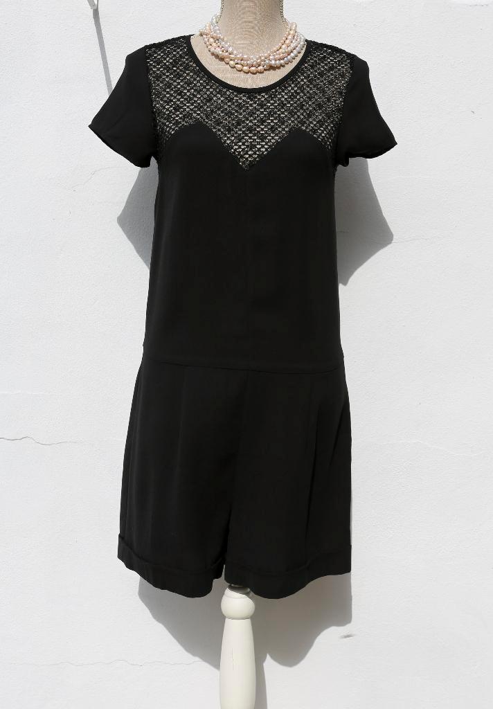 Prachtige zwarte jumpsuit maat S, Kleding | Dames, Jurken, Zo goed als nieuw, Maat 36 (S), Zwart, Ophalen of Verzenden