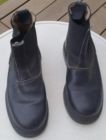 BOTTINES / BOTILLONS / BOOTS CUIR pointure 30 COMME NEUFS beschikbaar voor biedingen