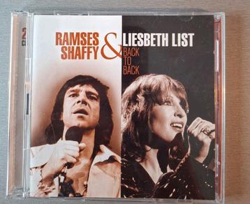 2cd. Ramses Shaffy & Liesbeth List. Back to back. beschikbaar voor biedingen