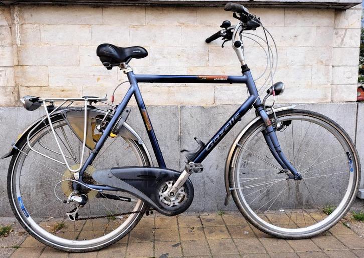 vélo  GAZELLE grande cadre 65cm prix300€04898/13734, Fietsen en Brommers, Fietsen | Jongens, Zo goed als nieuw, Handrem, Versnellingen