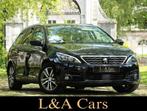 PEUGEOT 308 1.5HDI | FULL OPTION| GARANTIE| 1ER MAIN, Auto's, Peugeot, Euro 6, 4 cilinders, Zwart, Leder en Alcantara