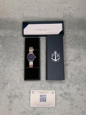 Nieuw horloge van Paul Hewitt - zilverkleurig roestvrij staa beschikbaar voor biedingen