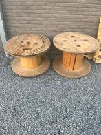 Houten kabel haspels, Ophalen, Zo goed als nieuw
