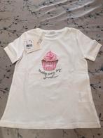 Prachtige witte NIEUWE t-shirt van GYMP, maat 110, Enfants & Bébés, Vêtements enfant | Taille 104, Neuf, Enlèvement ou Envoi, Chemise ou À manches longues