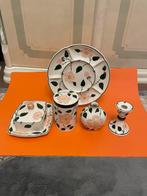 Villeroy boch Wildrose asdiette beurrier bocal vase bougeoir, Ophalen of Verzenden